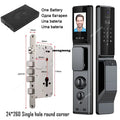 Tuya APP Facial Fingerprint Password With Camera Smart Door Lock Remote Voice Intercom Electronic Door Lock Fully Automatic