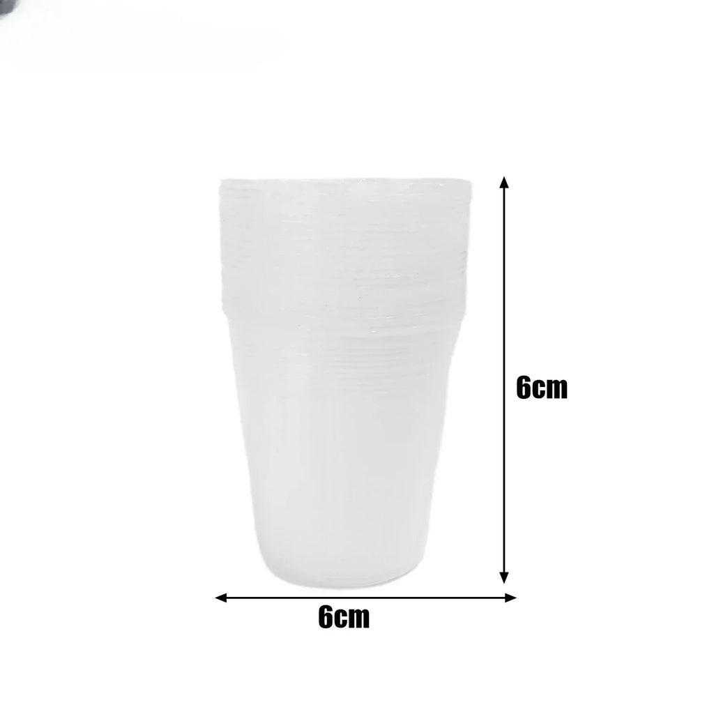 10/50PCS Transparent Seedling Pot Plants Nursery Pot Cups Gardening Transplantation Potted Flowerpot Planter Gardening Tools