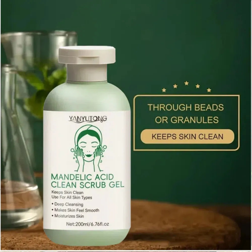 Exfoliating Facial Scrub | Aloe Vera Deep Pore Cleansing Gel Scrubs Treatments Tidesmit