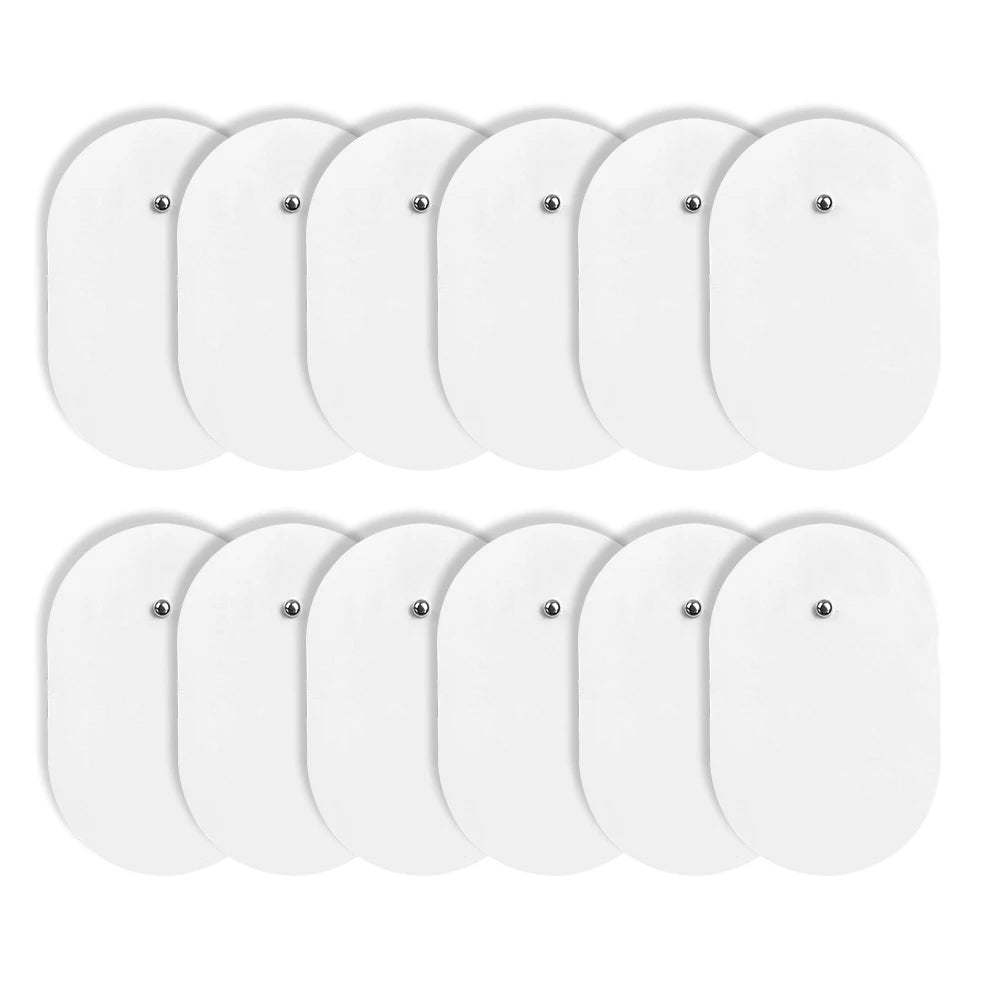 TENS Unit Electrode Pads: Reusable Muscle Stimulator Gel Sets Back Massage Instrument Tidesmit