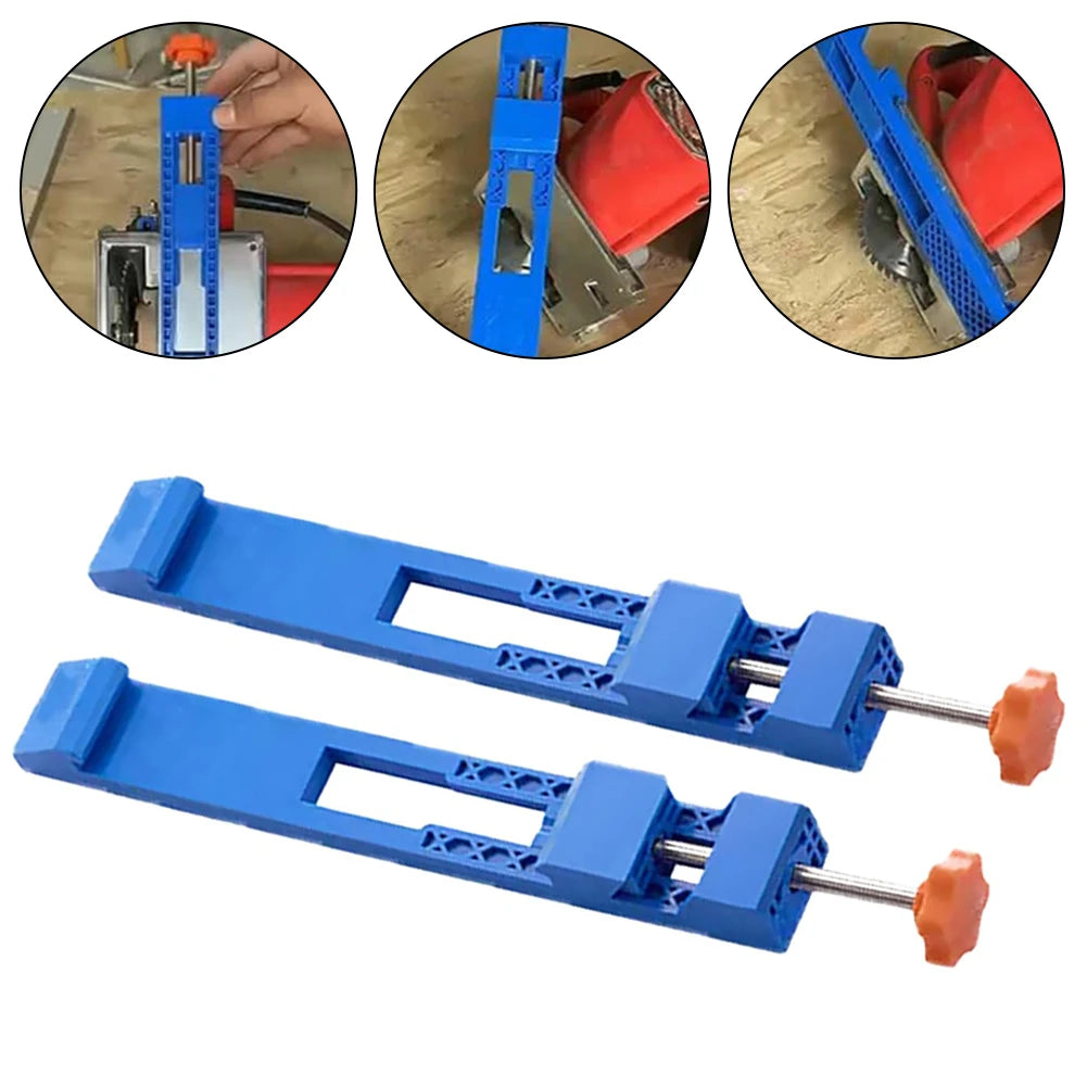 1/2pcs Adjustable Cutting Machine Base Guide Circular Saw Milling Positioning Clamps Edge Guide Positioner Tool for Precision Cu