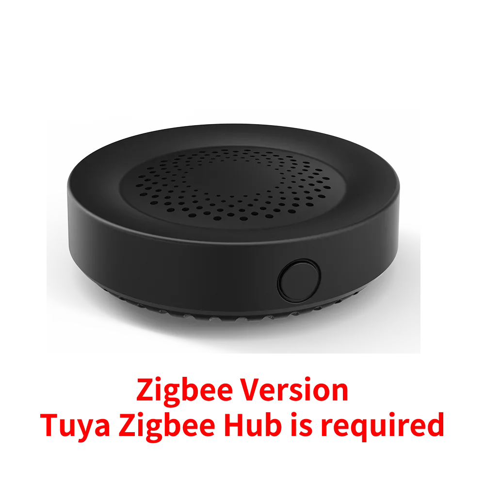 Tuya Zigbee Siren Alarm For Smart Home Security 100db Speaker Works With Alexa Yandex Alice Require Tuya Zigbee Hub.