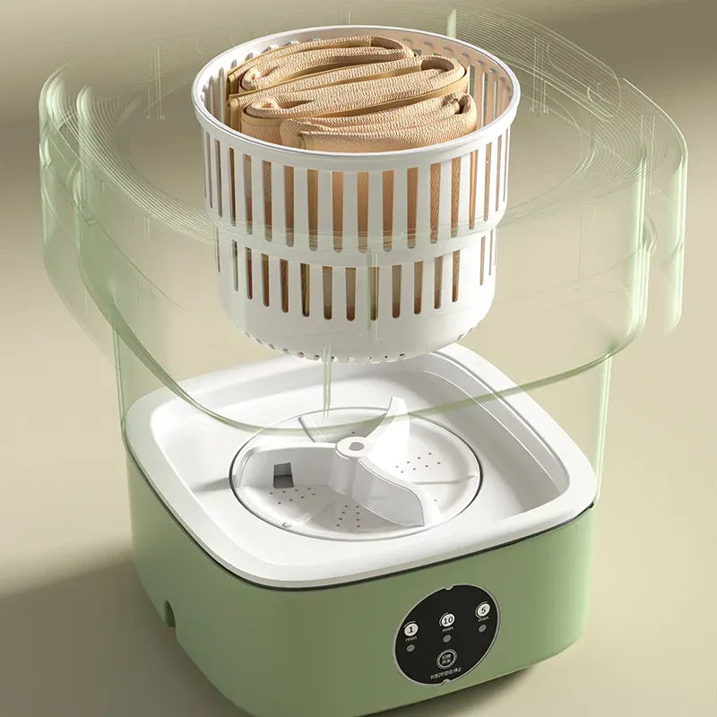 Foldable Portable Mini Washing Machine 220V