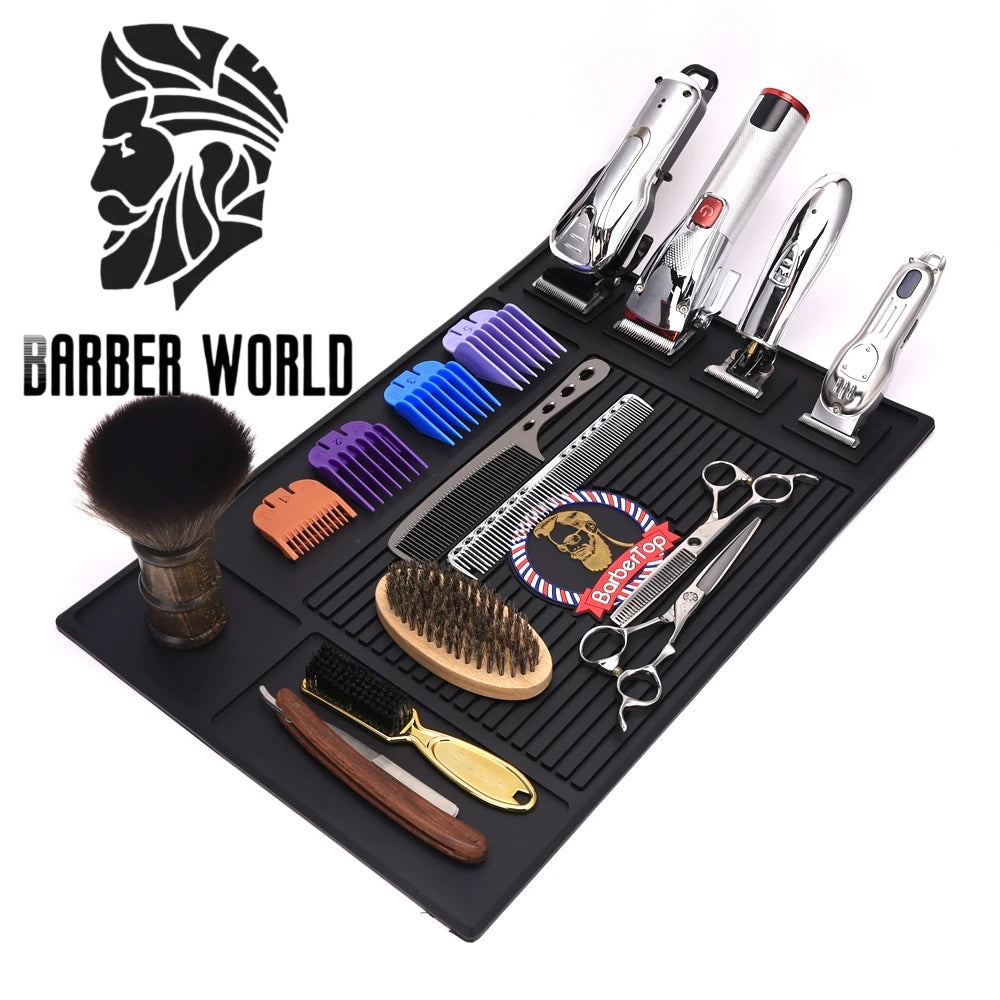 Magnetic Barber Tool Tray Heat Resistant Silicone Pad - Tidesmit Massage Chairs Tidesmit