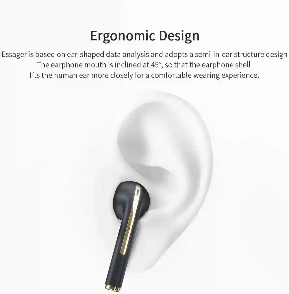 Wireless Headphones with Mic: Waterproof Sport Earbuds by Tidesmit Tidesmit