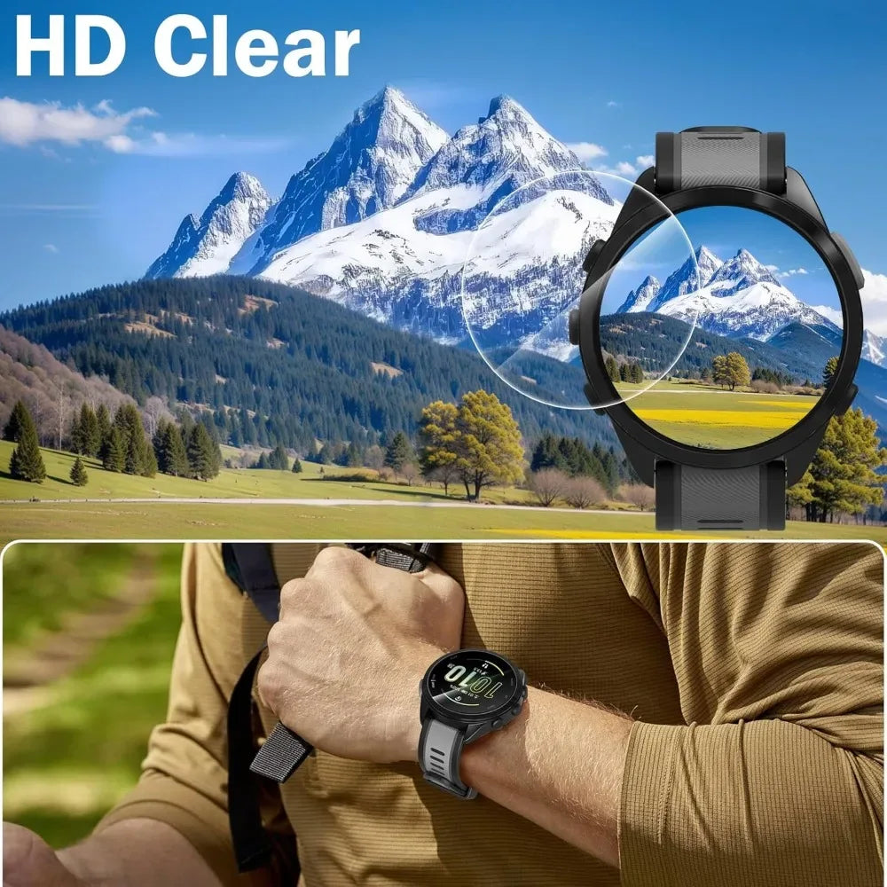 Garmin Forerunner Screen Protector | Tempered Glass Anti-Scratch Film Tidesmit