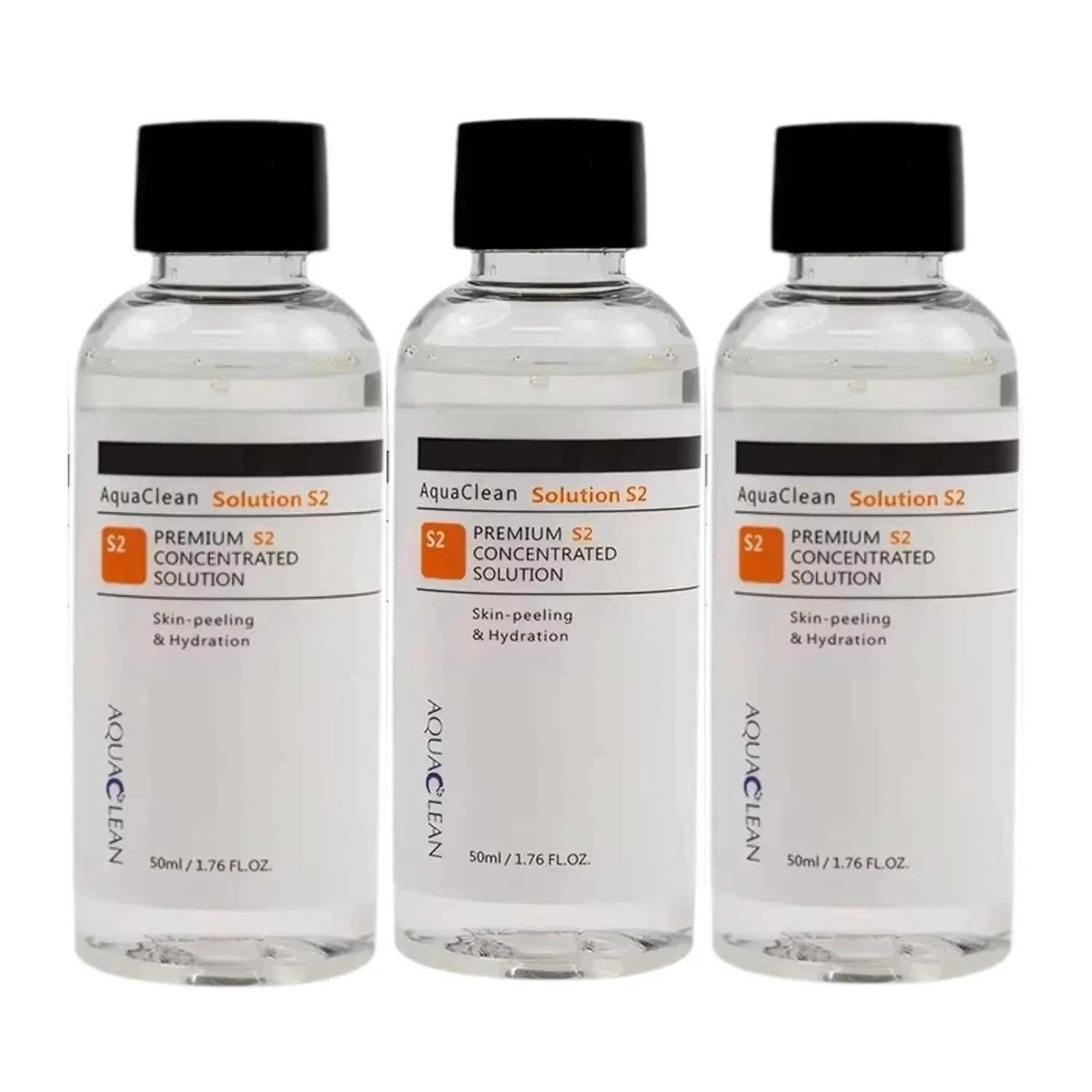 Aqua Peeling Facial Solution - 3 Piece Deep Cleansing Serum Set Scrubs Treatments S2 3 pcs Tidesmit