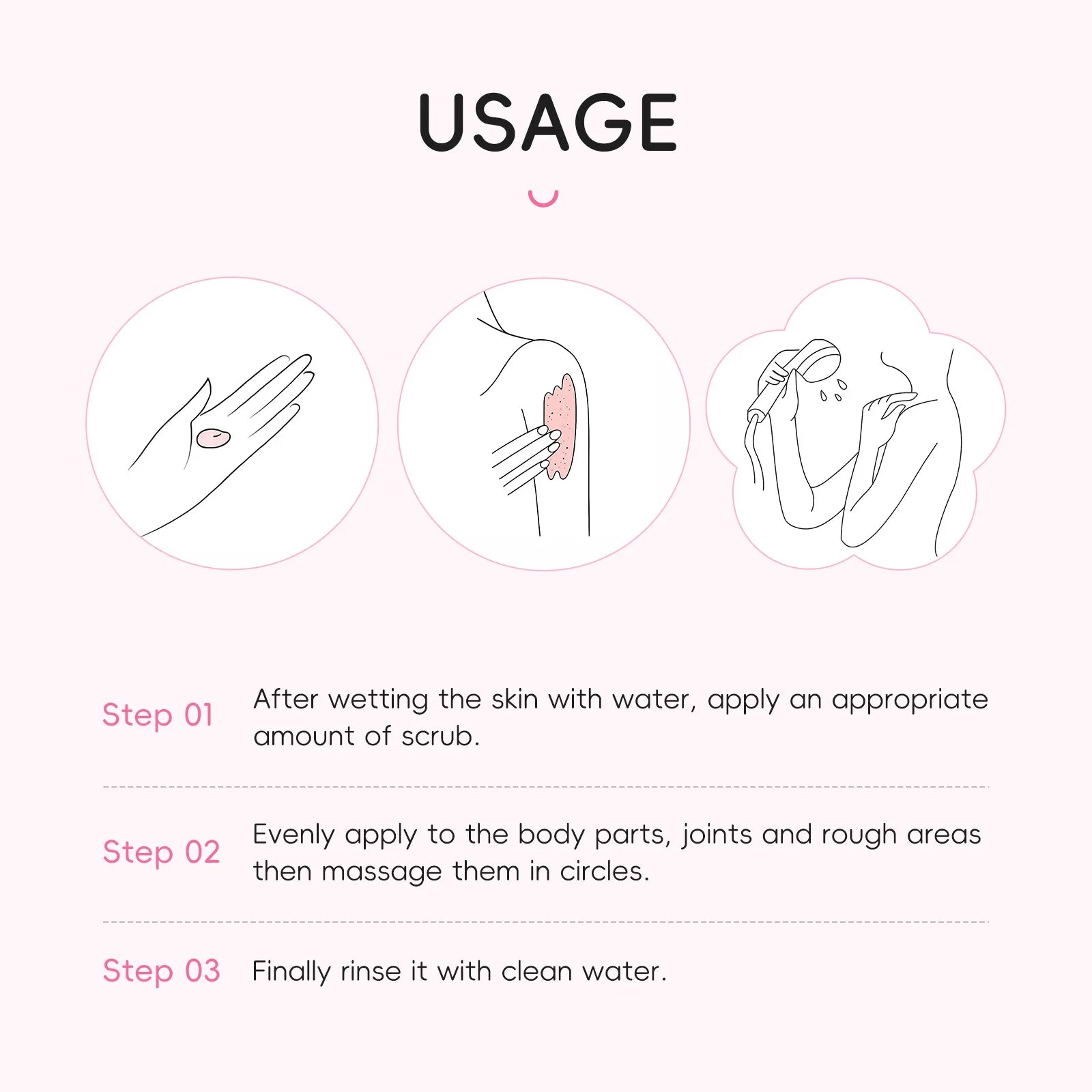 Sakura Exfoliating Scrub for Face & Body 100g - Natural Deep Cleansing Formula Scrubs Treatments Tidesmit