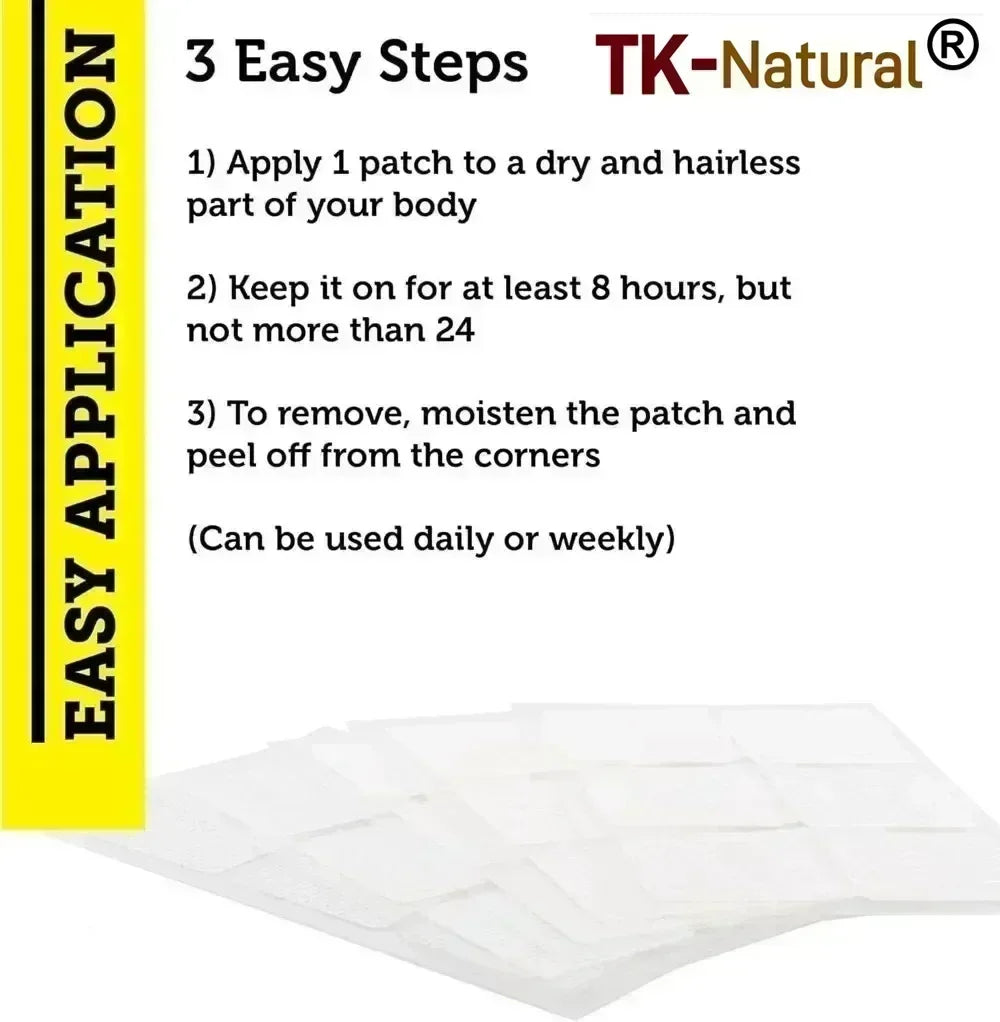 Tidesmit 30 R-Lipoic Acid & Biotin Transdermal Patches for energy and antioxidant support application guide.