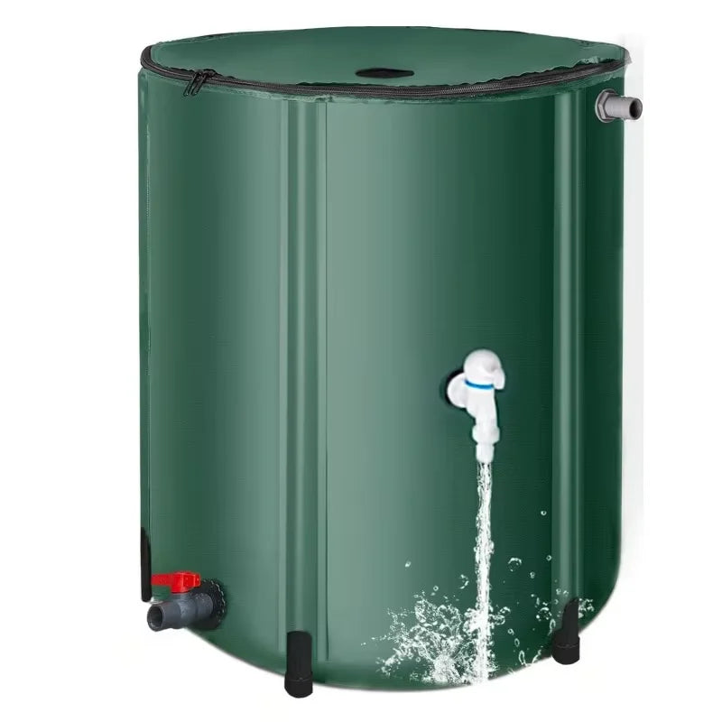 50L-1000L Rain Water Recovery Storage Tank Garden Irrigation Water Bucket Collapsible Rain Barrel Rainwater Collection Container