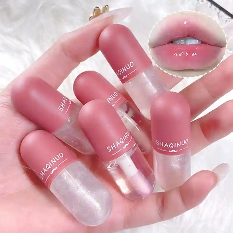 Hydrating Lip Oil Set - Mirror Finish Glossy Tint & Nourishing Lip Care Lip Care Tidesmit