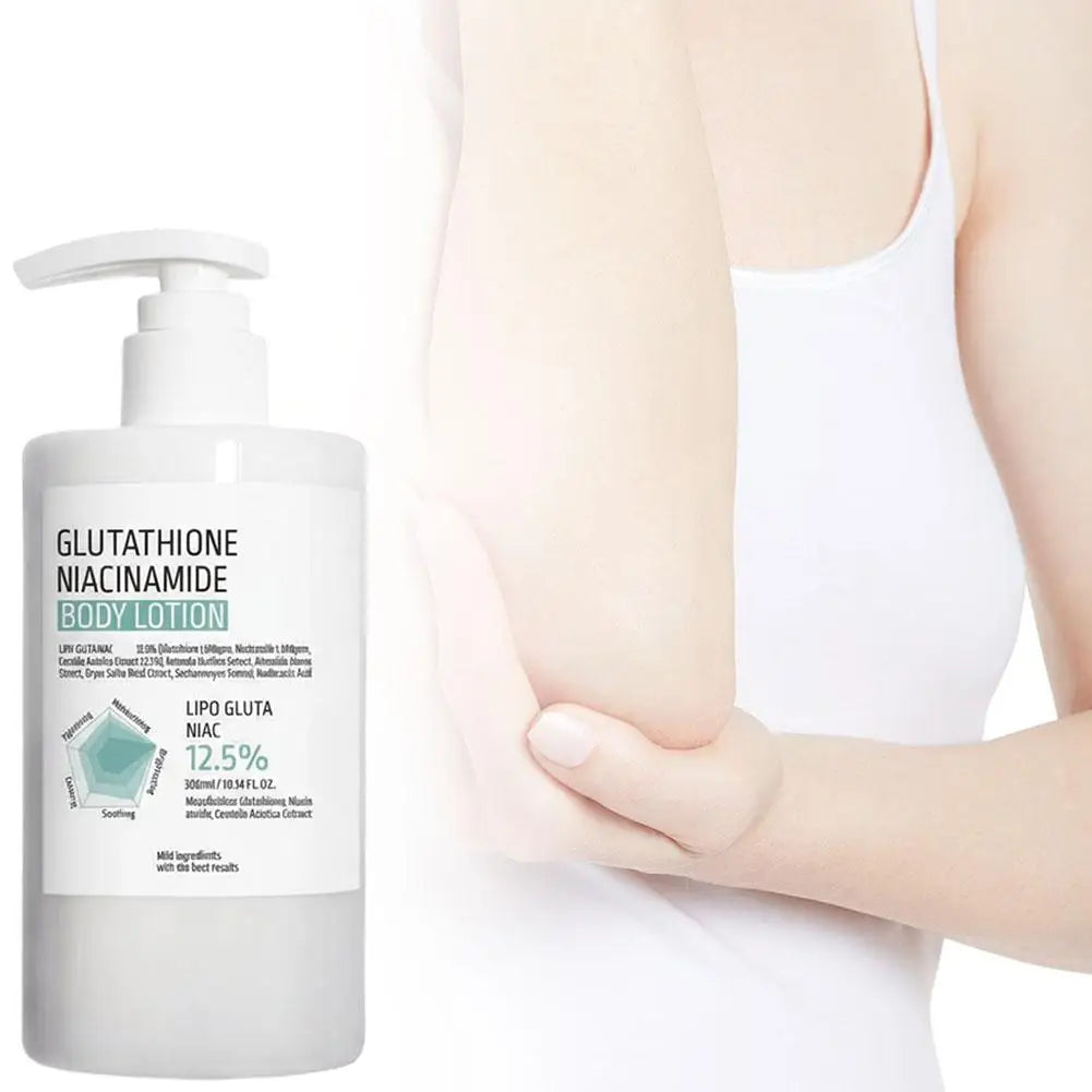 300ml Soothing Repair Centella Asiatica Body Care Cream Brighten Skin Tone Deep Moisturizing Glutathione Niacinamide Body Lotion