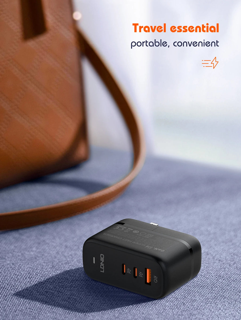 140W GaN USB C Charging Station 6-Port Hub for Universal Travel Tidesmit