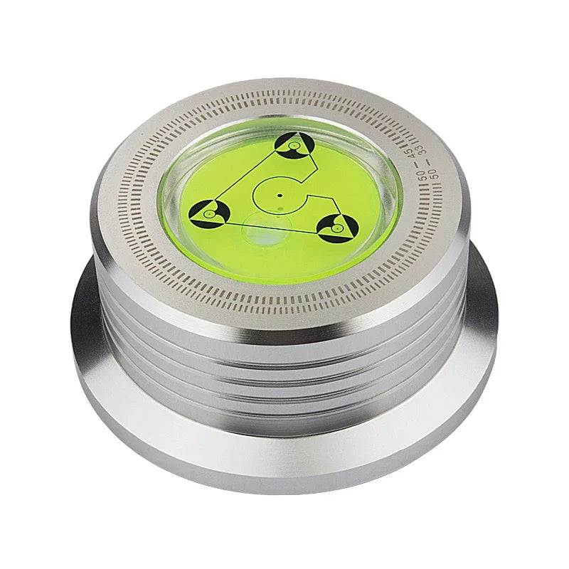 50Hz LP Vinyl Record Player Universal Music Player Aluminum Alloy Disc Turntable Stabilizer With Level Accessories Weight Clamp