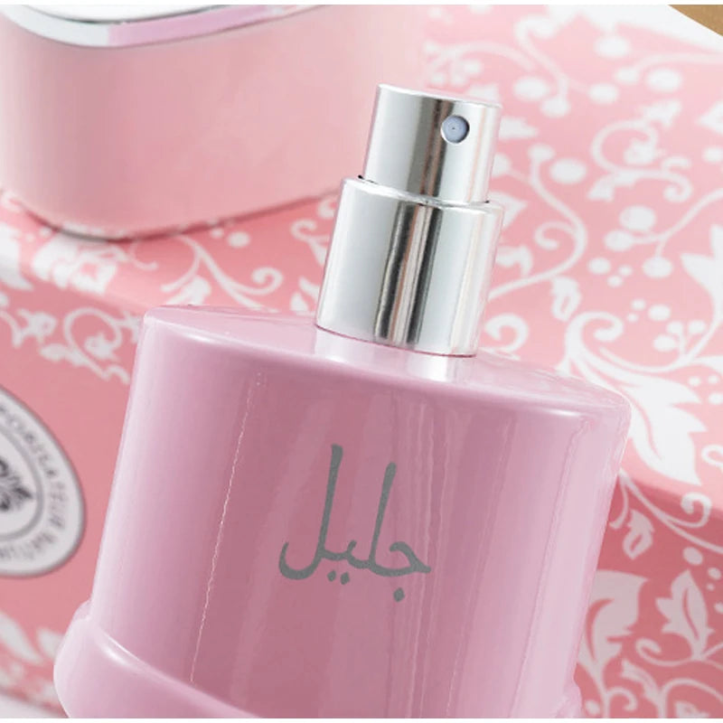 Tidesmit Arabic unisex perfume spray with floral, fruity, spicy oriental, and gourmand musk notes for long-lasting wear