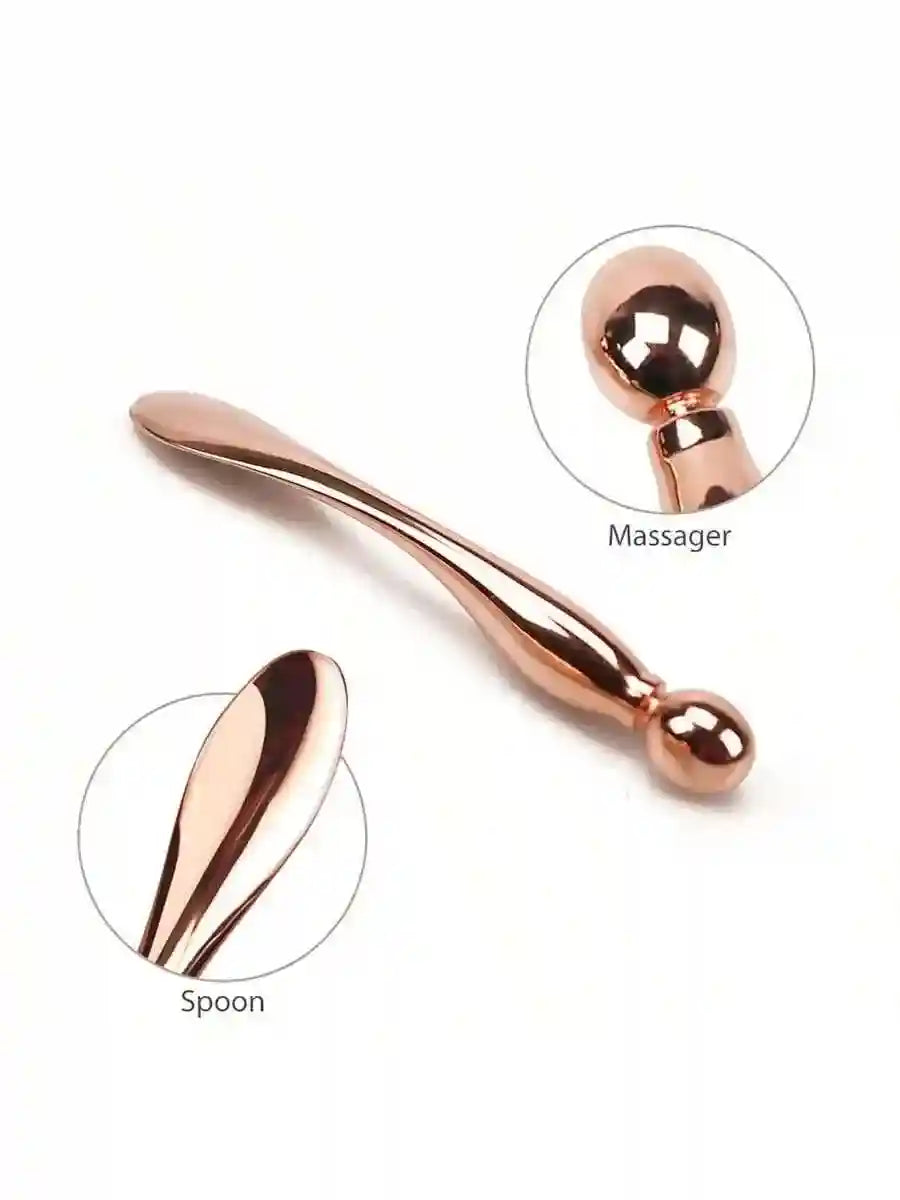 Electric Face and Eye Massager, Rose Gold Firming Wand by Tidesmit Eye Massage Instrument Tidesmit