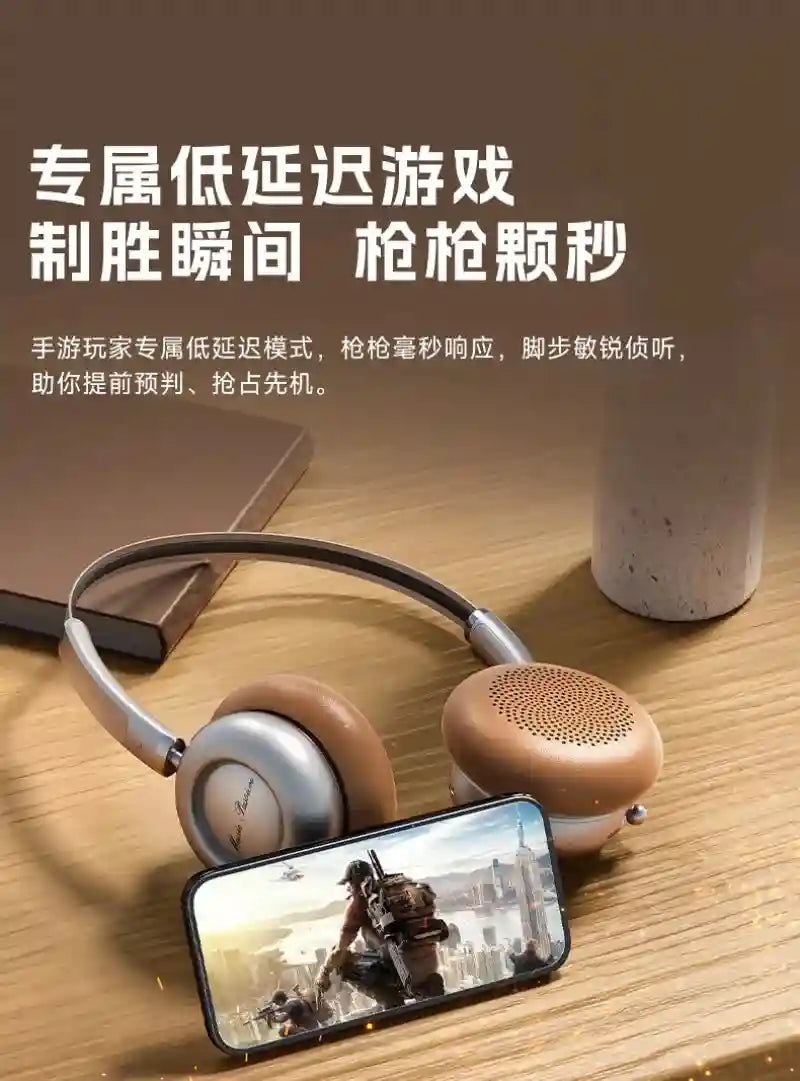 Wireless Bluetooth Gaming Headphones with Active Noise Cancellation Tidesmit