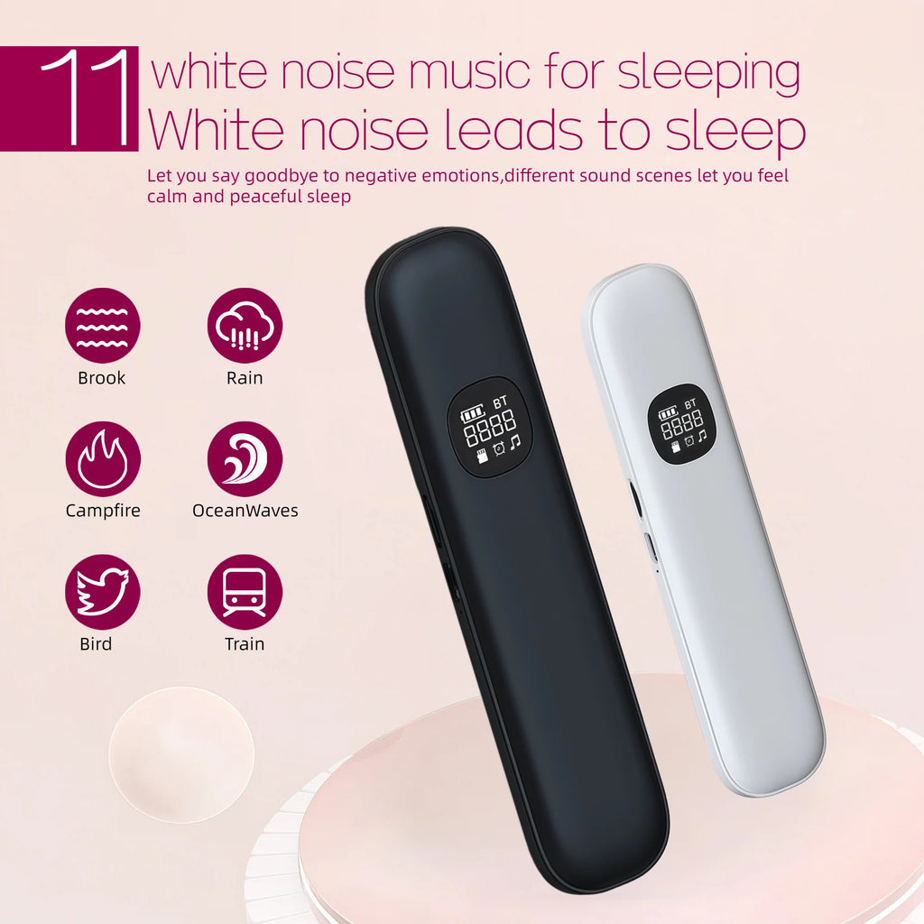 Bone Conduction Sleep Headphones Under Pillow Speaker Bluetooth 5.3 White Black Wireless Stereo Sound Headband
