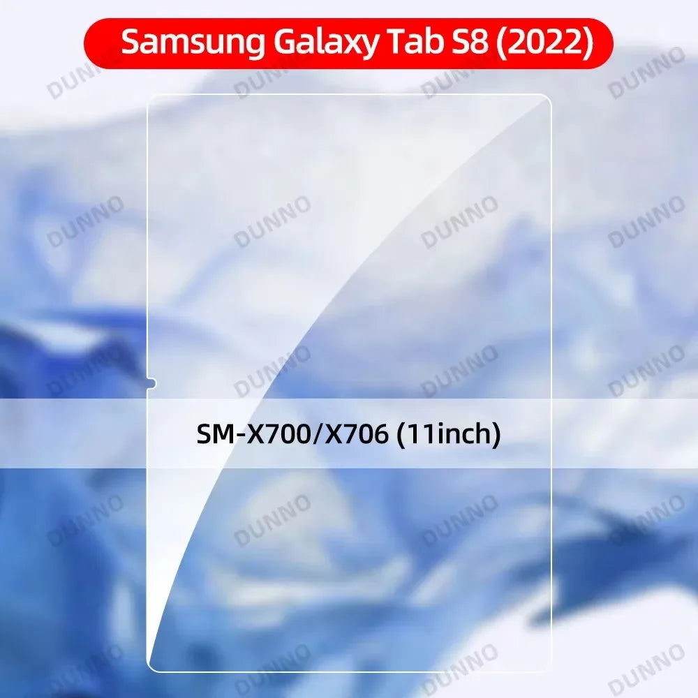Samsung Galaxy Tab Tempered Glass Screen Protector | Anti-Scratch 9H Film For Tab S8 X-700 Tidesmit
