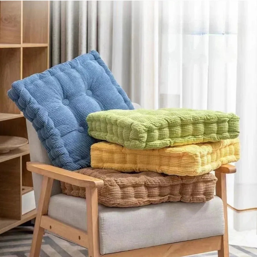 Thicken Square Round Corncob Tatami Seat Office Chair Cushion Sofa for Home Floor Decor Textile Knee Pillow Office Indoor Mat