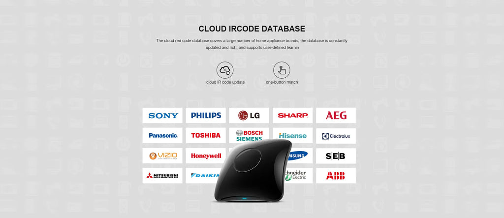 BroadLink RM4 Pro Version Wireless Universal Remote Hub with HTS2 Temp and Humidity Sensor Smart Home Solution