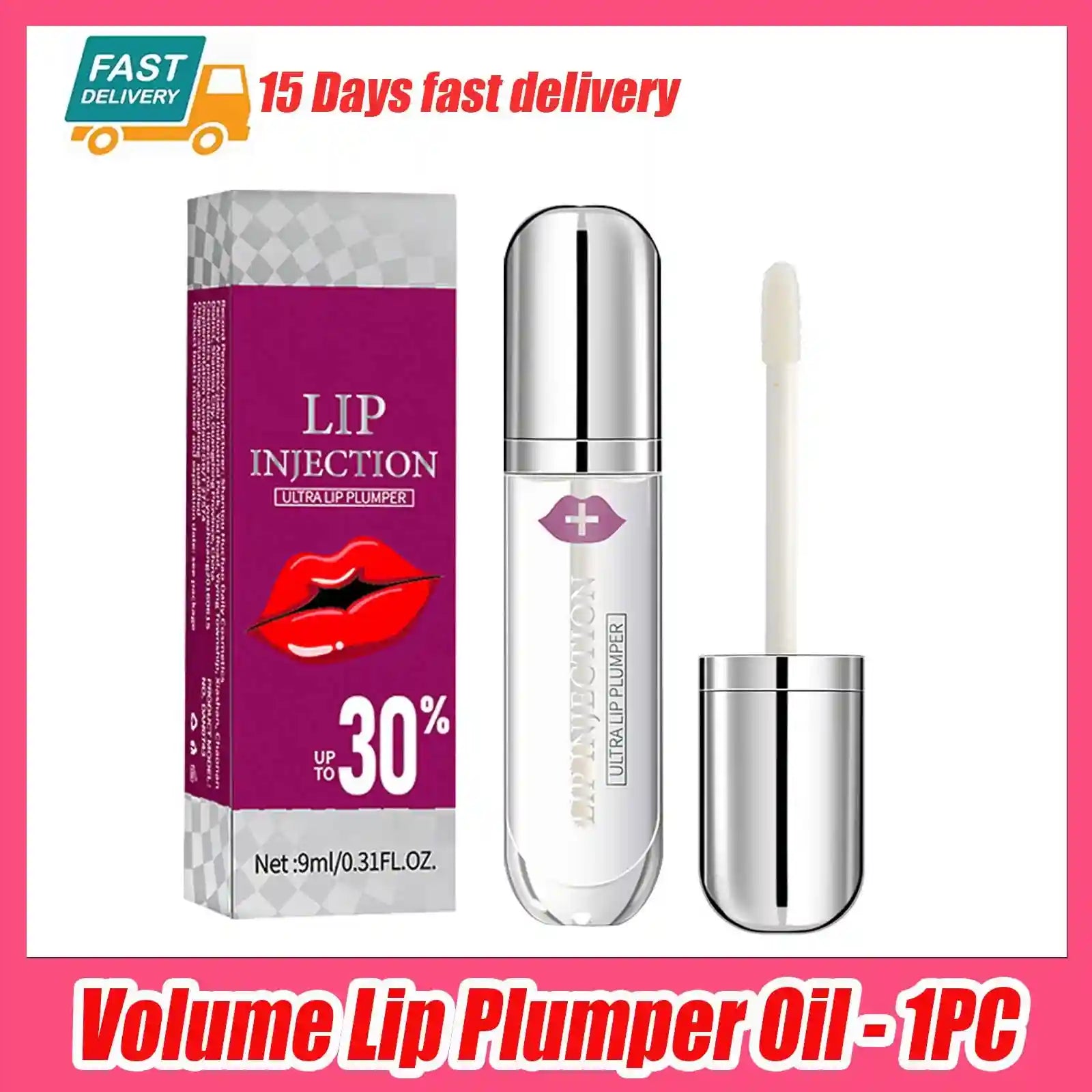 Lip Plumper Serum: Instant Volumizing Lip Treatment for Fuller Lips Lip Care 8ml-1pc Tidesmit