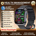2026 New Accurate ECG Smart Watch Heart Health Analysis Blood analysis Blood Lipid Blood Pressure BT call Smart Watches For Men