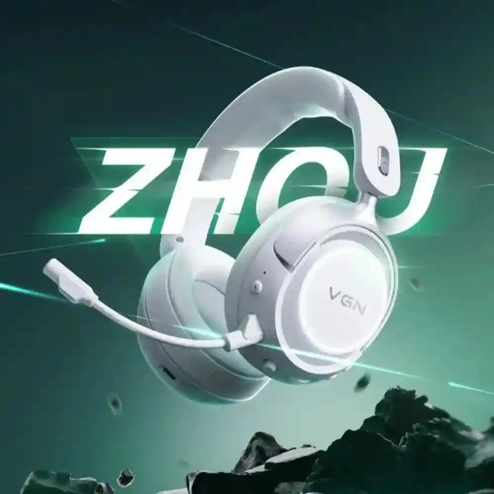 Wireless Gaming Headset with Active Noise Cancellation & Low Latency Tidesmit