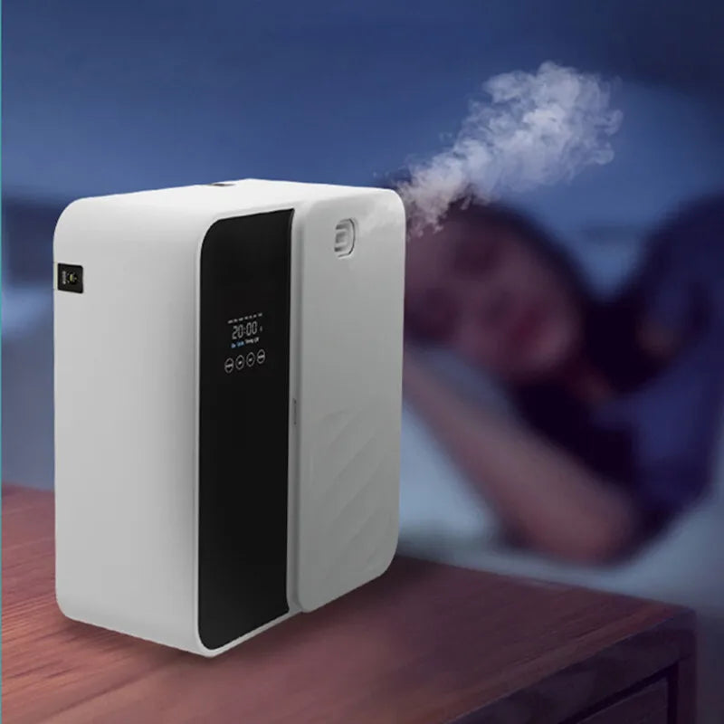 Wall Mounted Aroma Diffuser500ML Commercial Hotel Fragrance Machine Bar KTV Automatic Waterless Essential Oil Nebulizer Diffuser