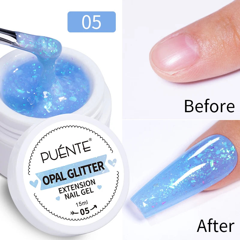 3D Sculpture Gel Nail Polish 15ml - Professional Soak Off Formula Permanent Makeup Machines Opal Extension 05 Tidesmit