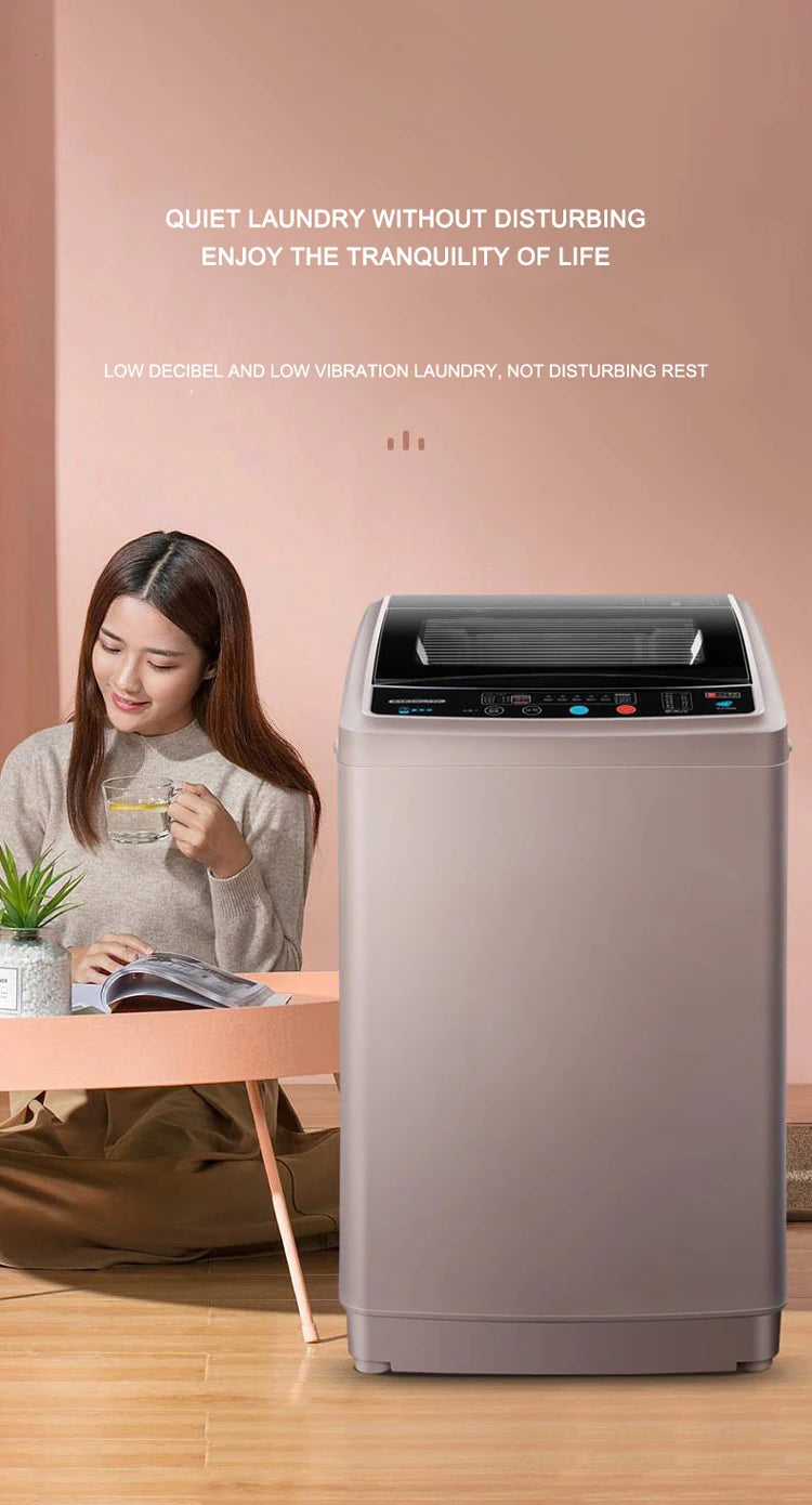 Tidesmit 400W mini washing machine with 10kg capacity and 180W 7kg clothes dryer for compact home laundry use