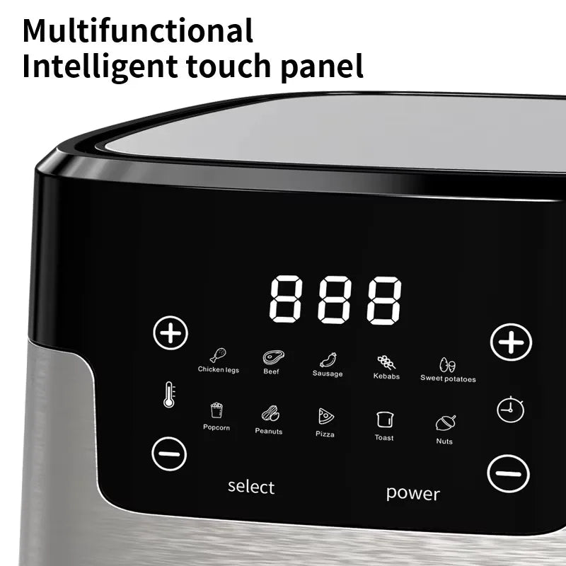Home Air Fryer Multifunction Electric Oven Large Capacity Kitchen Electric  Smokeless Air Fryer