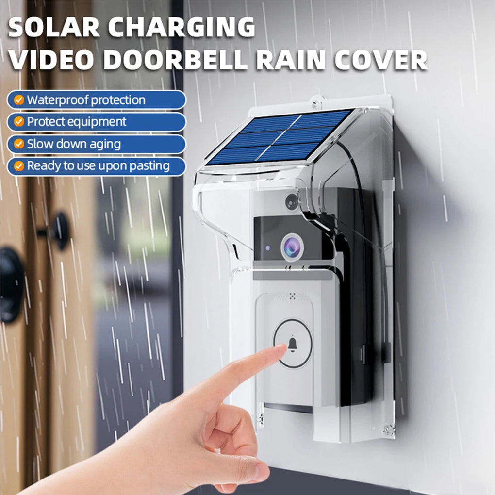 Wifivisual Doorbell Bell Camera Wireless Solar Charging Waterproof Night Vision Smart Home HD Doorbell Two-Way Intercom Voice