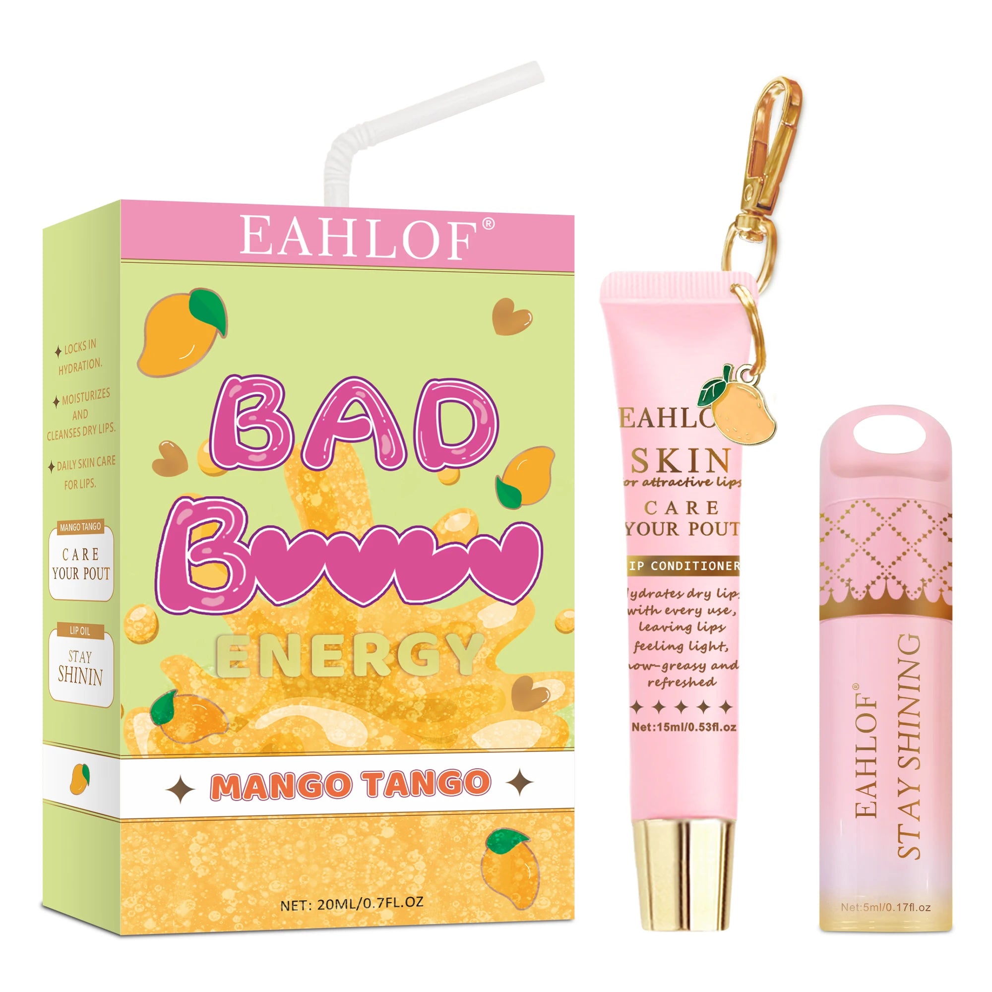 Moisturizing Lip Balm Mask - Intensive 15ml Treatment for Dry Lips Lip Care MANGO TANGO 15ml Tidesmit