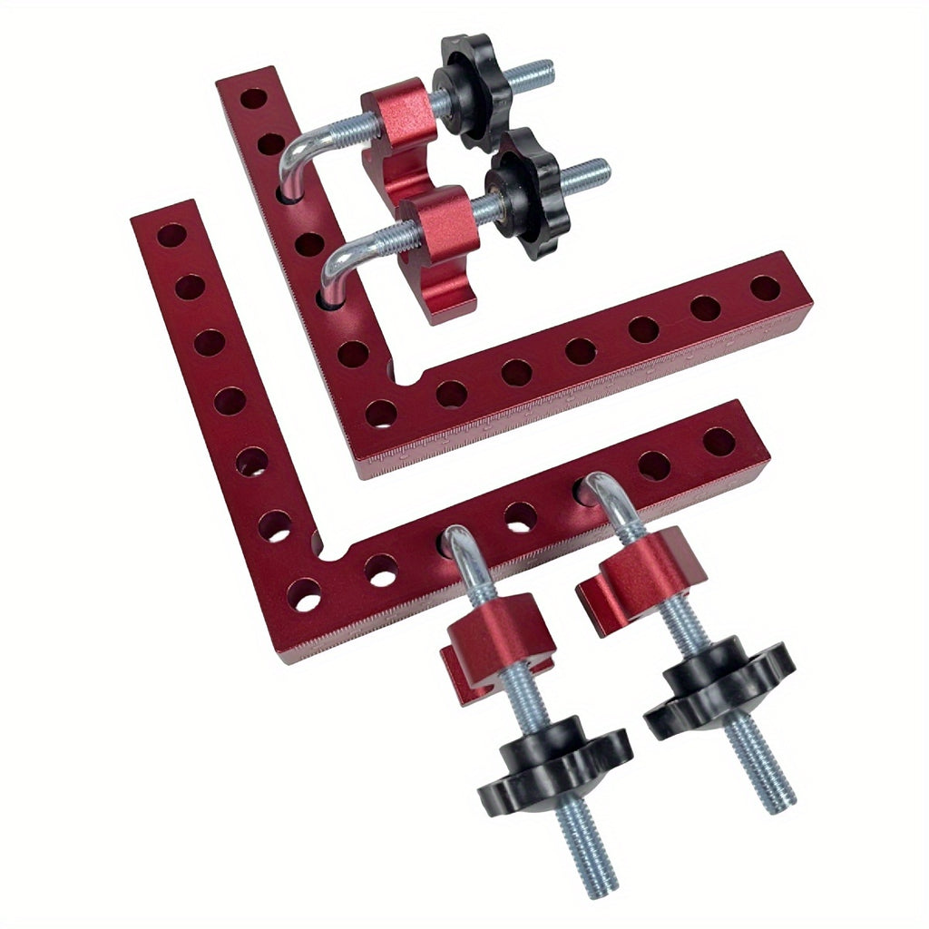 3/6pcs 90 Degree Positioning Squares Right Angle Clamps - Corner Clamps for Woodworking Tools, Right Angle Clamp, Drawers