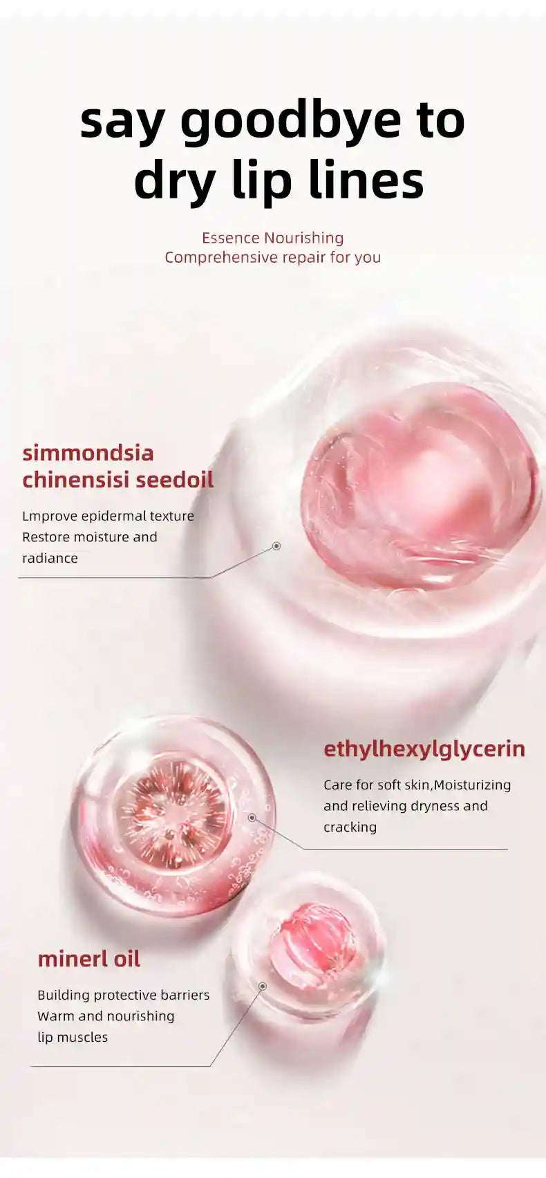 Lip Plumper Serum: Moisturizing Volumizing Treatment for Fuller Lips Lip Care Tidesmit