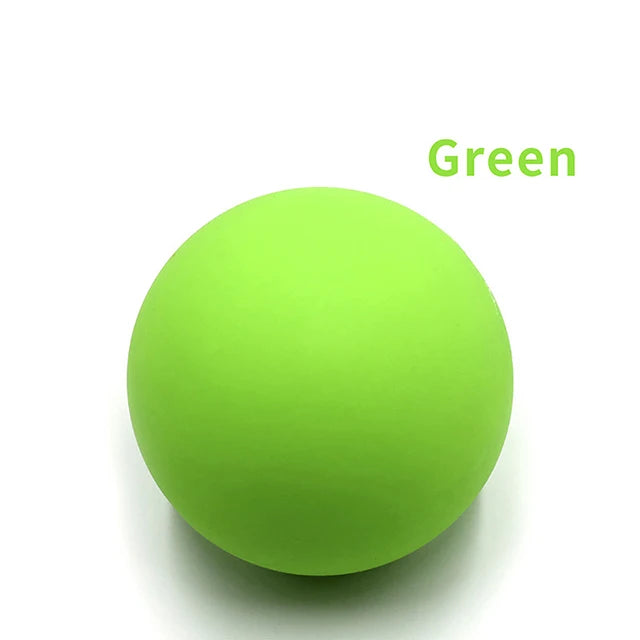 Massage Lacrosse Ball for Deep Tissue Trigger Point Therapy by Tidesmit Back Massage Instrument Green Tidesmit