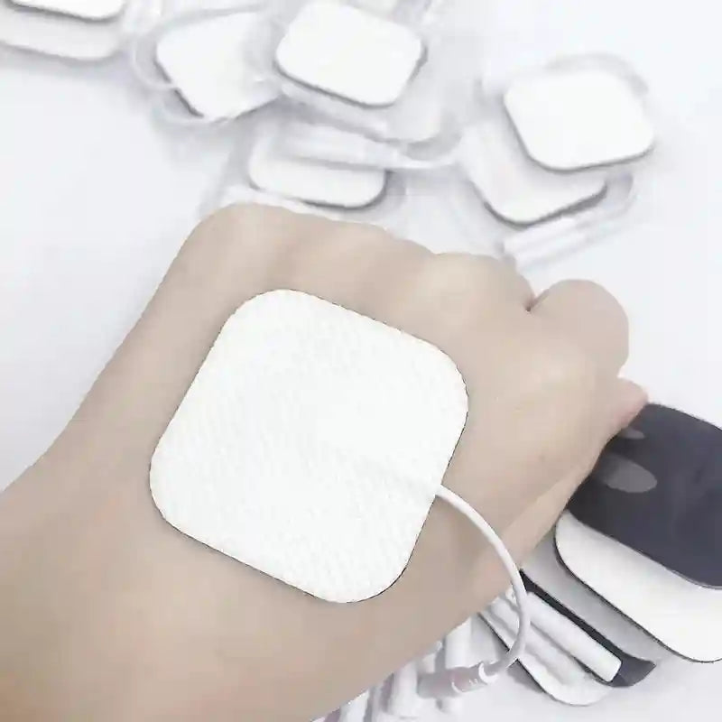 TENS Electrode Pads Replacement Gel for Muscle Relief - Adhesive Pads Back Massage Instrument Tidesmit
