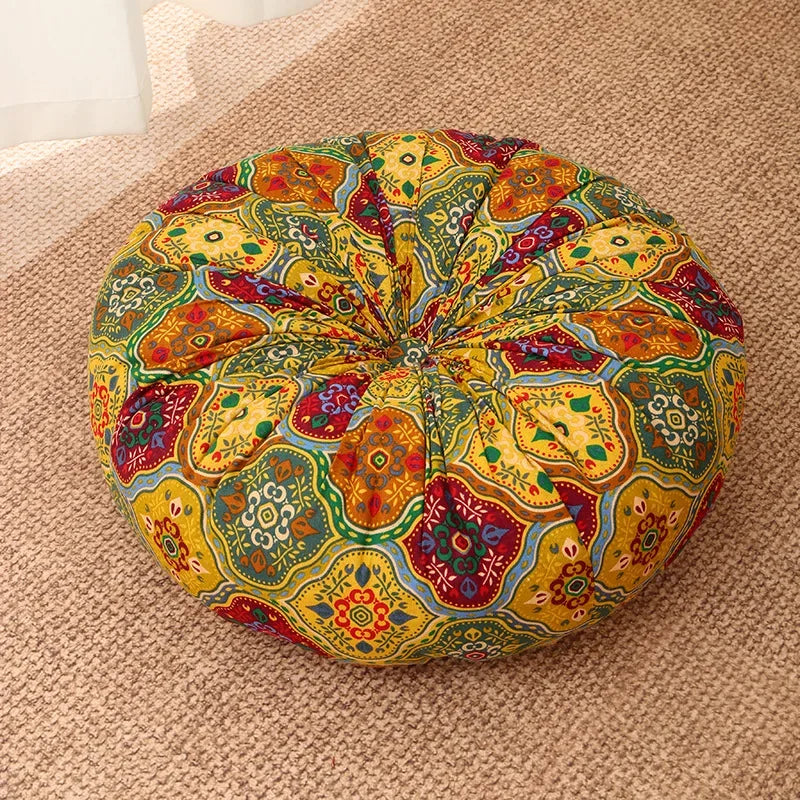 Bay Window Tatami Mats Futon Pumpkin Mats Multi-colored Cushions Thickened Lazy Butt Mats Chair Cushion  Floor Cushion Futon