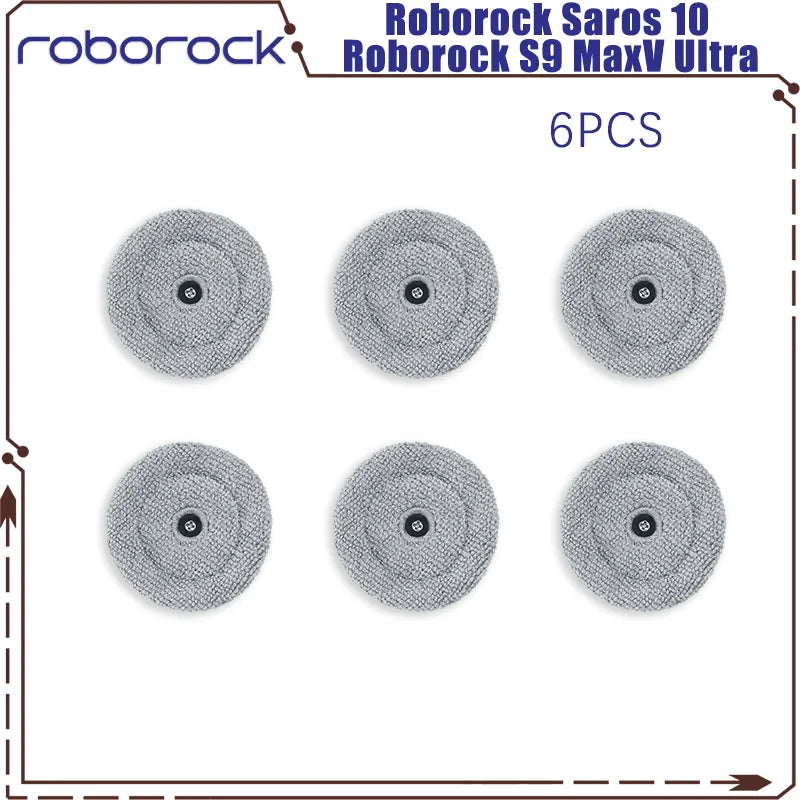 Tidesmit replacement parts kit for Roborock Saros 10 and S9 MaxV Ultra including brushes, filters, mops, and dust bags
