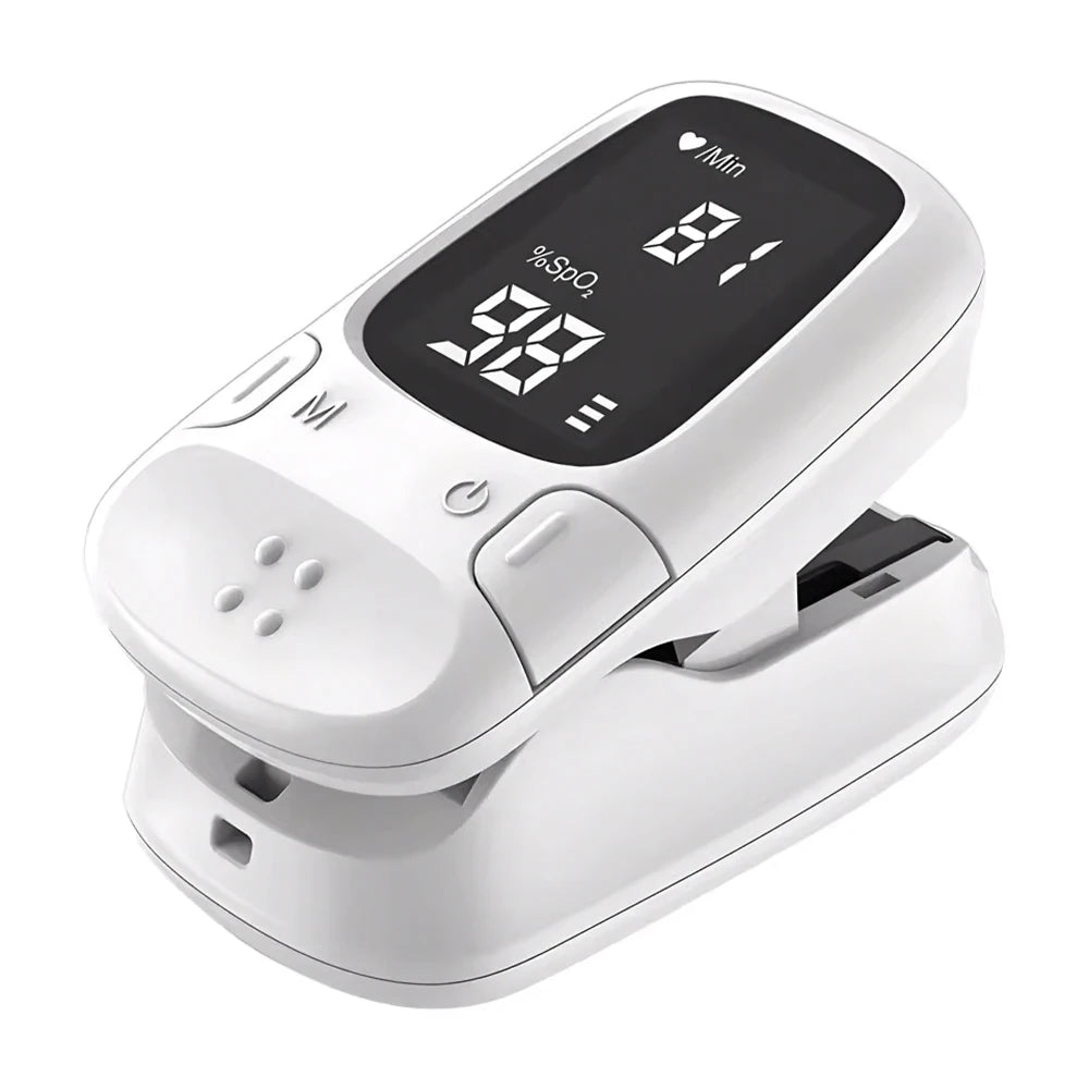 Oximeter Portable Fingertip Pulse Blood Oxygen Saturation Monitor With LED Display Fingertip Oximeter Testing SpO2 Health Care