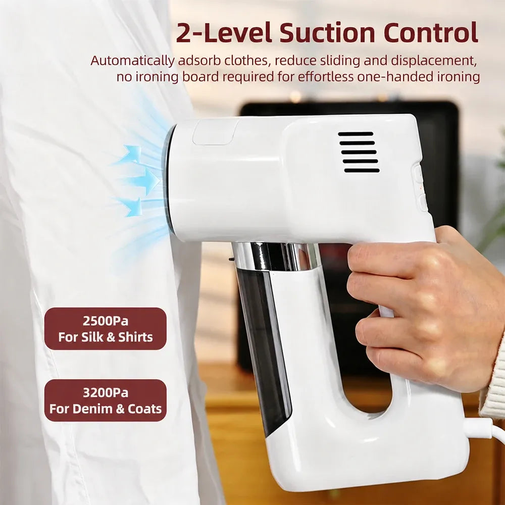 Tidesmit 1200W Handheld Vacuum Garment Steamer