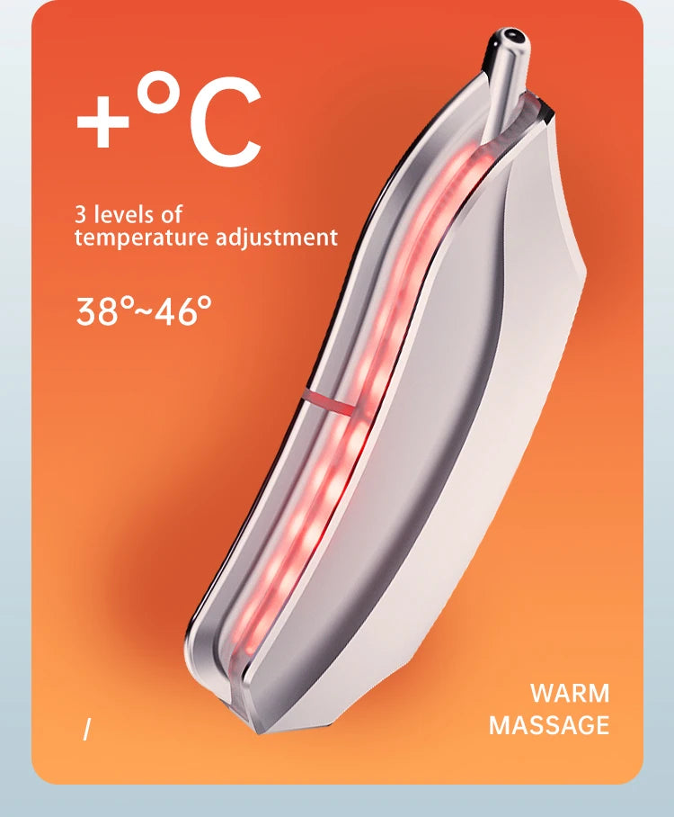 Fascia Muscle Massager: Heated Vibration Tool for Deep Tissue Relief Fascia Gun Tidesmit