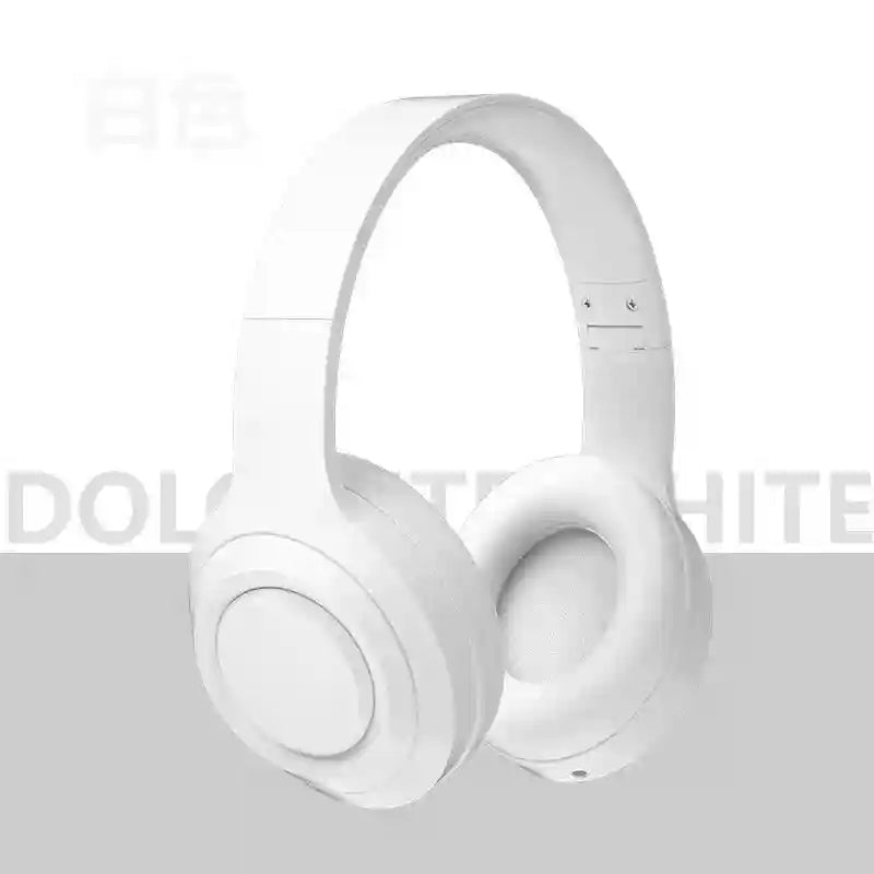 Wireless Over-Ear Headphones with Active Noise Cancellation and HiFi Stereo WHITE Tidesmit