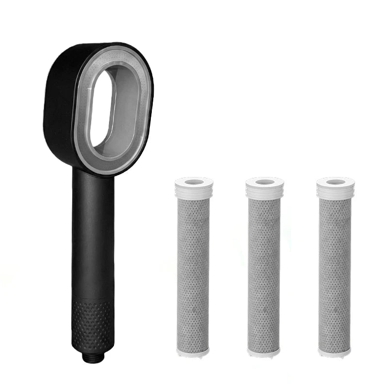 Luxury Filter for Shower head High Output Carbon Fiber Filter Shower Water Filter to Remove Chlorine Fluoride and Hard Water