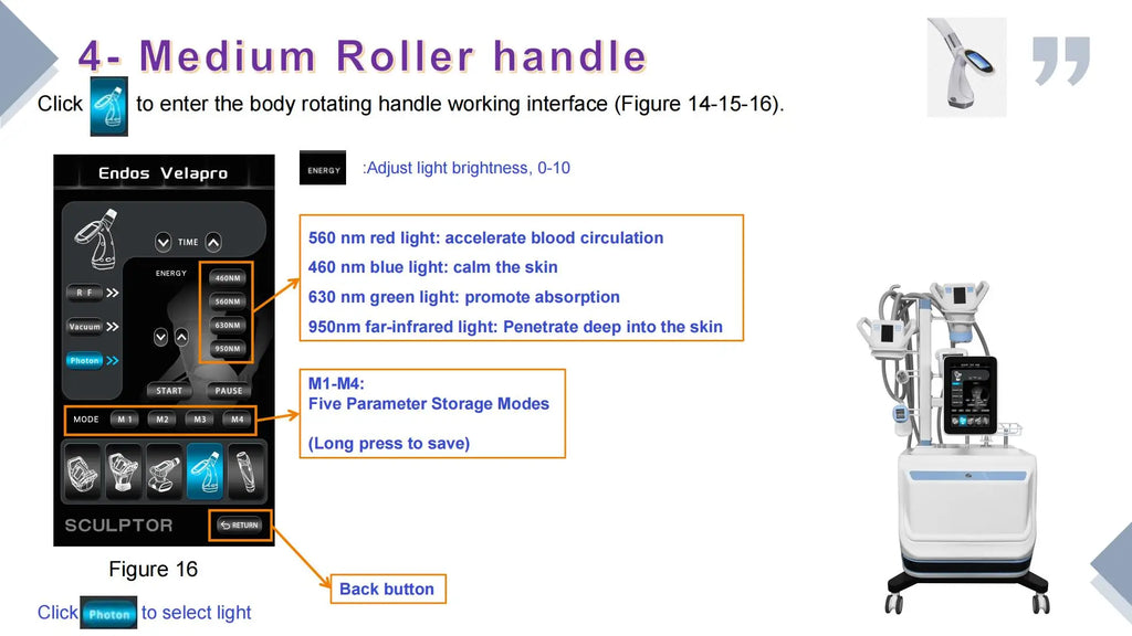 Body Shaping Massage Machine for Cellulite Reduction with Heat Therapy Body Shaping Massage Equipment Tidesmit
