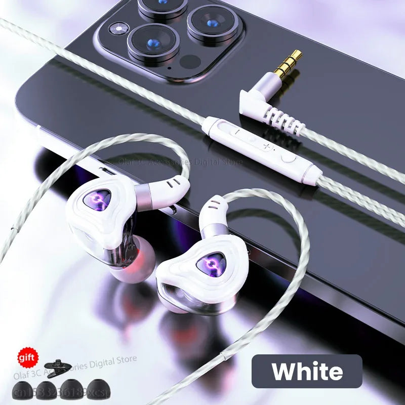 Tidesmit USB-C Wired Earbuds with 9D HiFi Stereo Bass - S16 Series 3.5mm White-s20 China Mainland Tidesmit