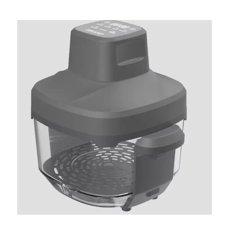 CBT 2025 NEW Smart Glass Air Fryer Oven 4L Nonstick Pot Square Hot Sale Household Cooking Electric Digital Air Fryer