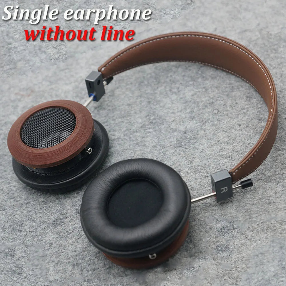 HIFI Retro Open Back Wood Headphones | Wired Studio Monitor - Tidesmit Single earphone Tidesmit