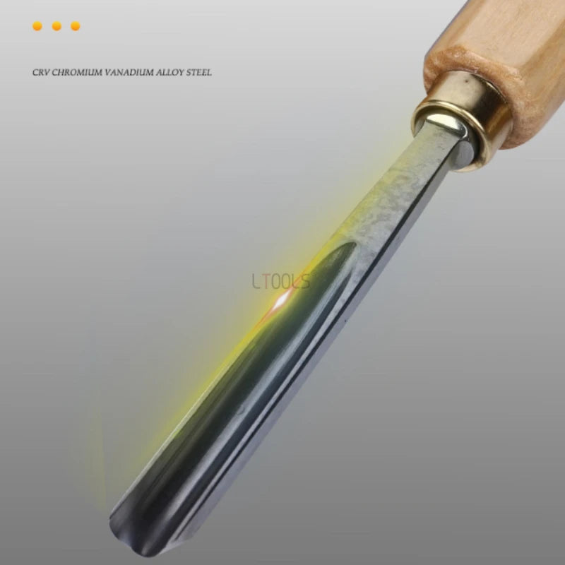 NEW 12pcs Woodworking Chisel Manual Wood Chiseling Wooden Handle Gouges for Carving Wood Carpenter DIY Carving Knife Hand Tools